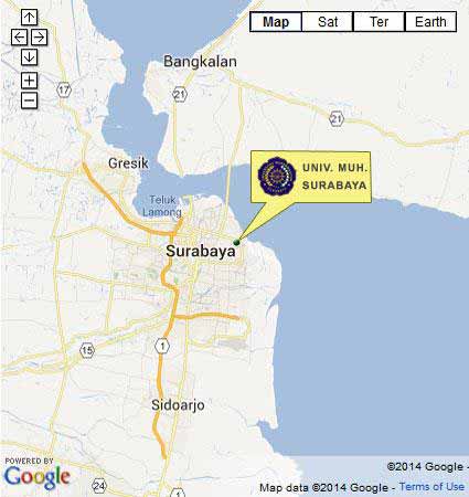 Locations and Maps UM Surabaya Pts Ptn